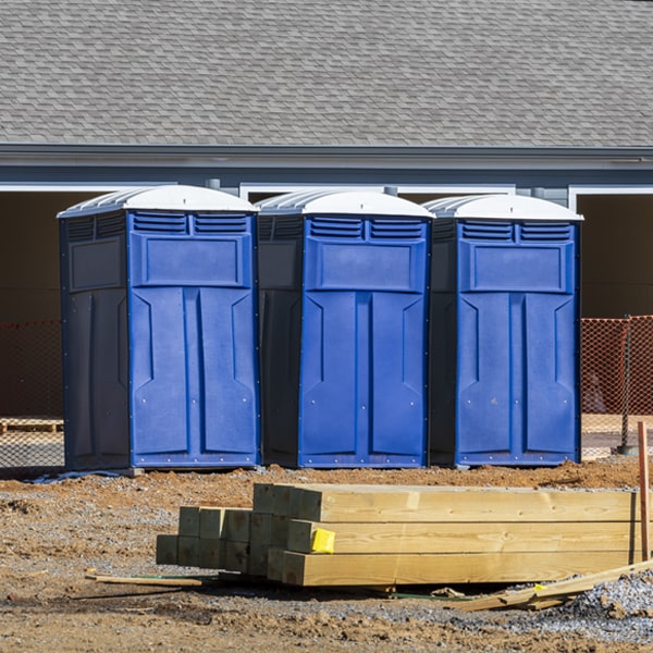 how do you ensure the portable toilets are secure and safe from vandalism during an event in Washington KY